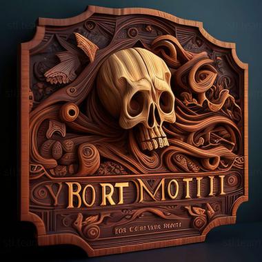 3D model Discworld II Mortality Bytes game (STL)